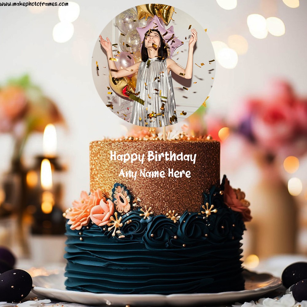 Step-by-Step Create To Birthday Wishes Cake With Photo Upload And Custom Name