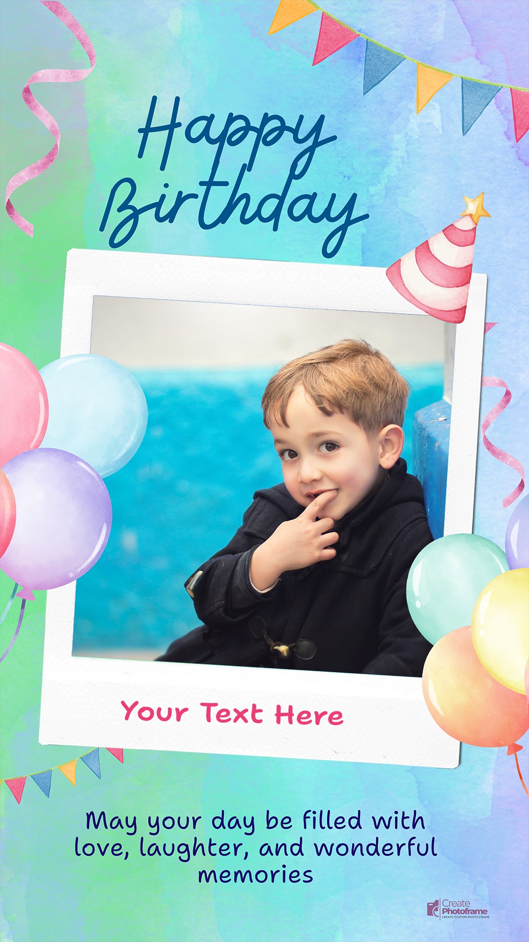 Birthday Photo Frame WhatsApp Story Maker With Custom Name