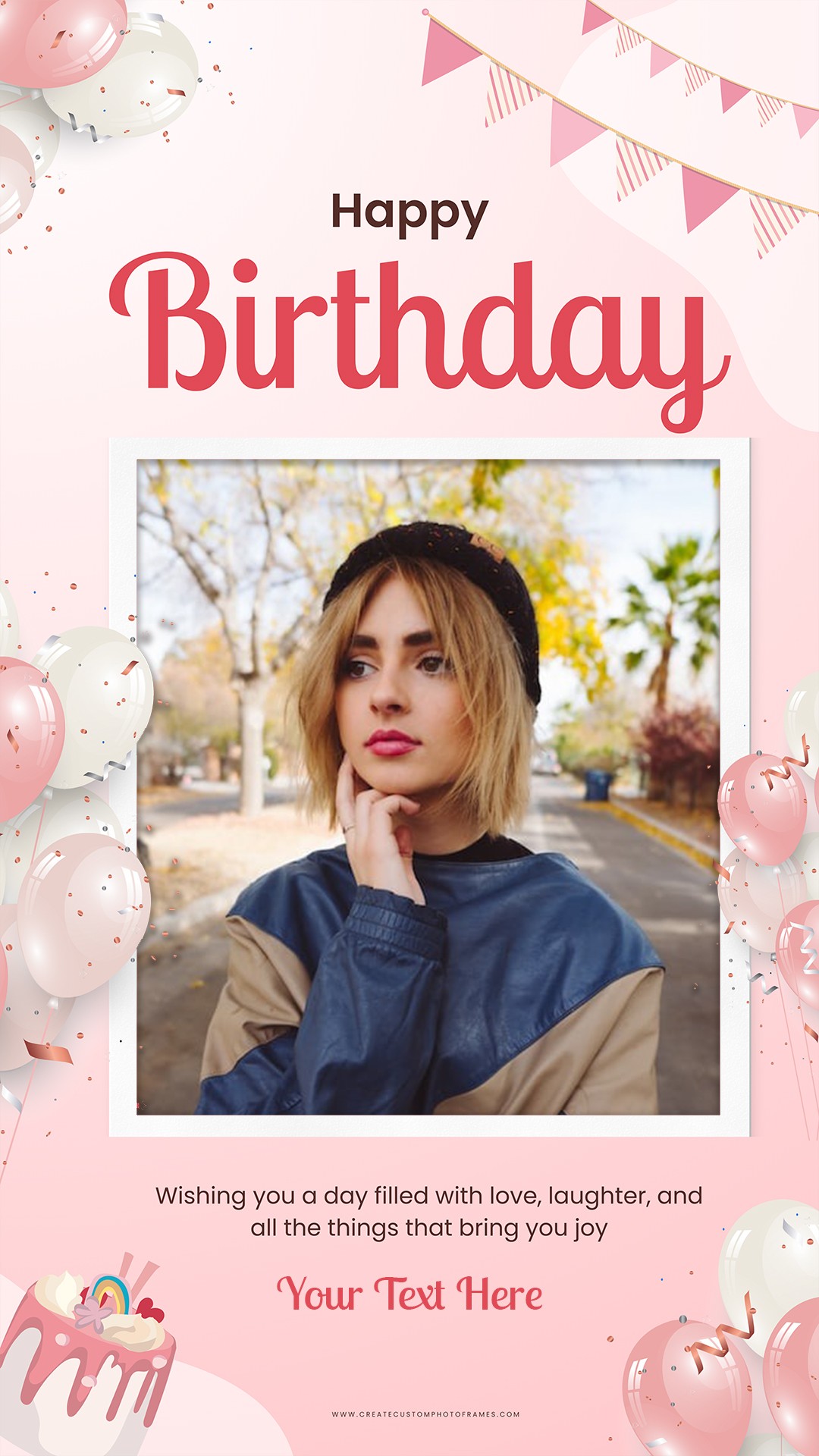 Birthday Photo Frame Instagram Story Maker With Name